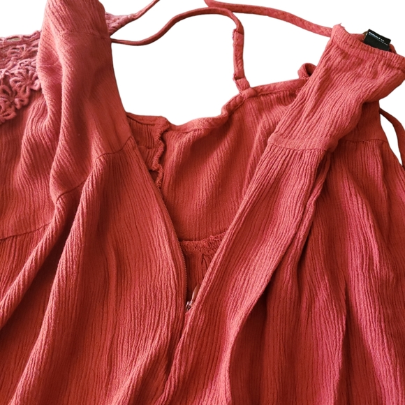 Forever Womans Rust M Spaghetti Strap Top With Adjustable Straps - Picture 5 of 8